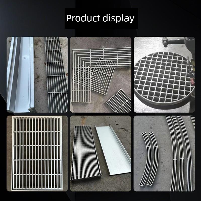 井盖定制庭院雨水篦子污水沟排水沟盖304不锈钢带格栅