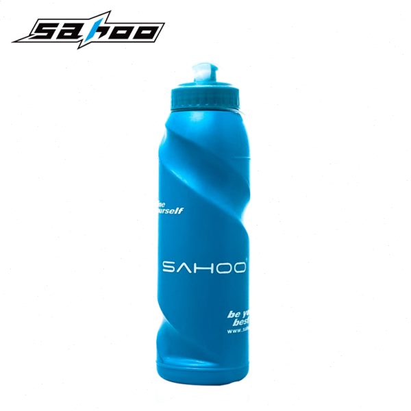 SAHOO山地自行车便携式骑行水壶水杯塑料挤压式运动水壶装备700ML