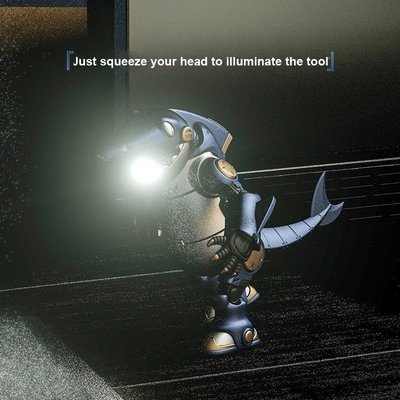 LED Flashlight Keychain USB Charge Outdoor Torch Lamp