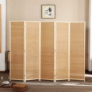手工实木屏风隔断可折叠移动客厅玄关卧室遮挡简约现代遮挡板 中式