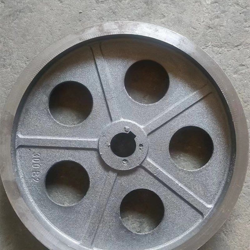 加厚中标皮带轮皮带盘22r0-400双槽B型带轮电机轮减速机轮半国标
