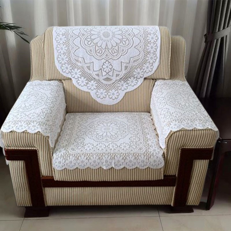 贵宾接待室酒店大型会议室办公沙发D巾沙发套靠背巾单人沙发垫加