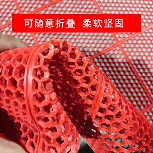 加厚防滑垫游泳池浴室食堂工厂过道塑料地毯浴室厨房门.口隔水地