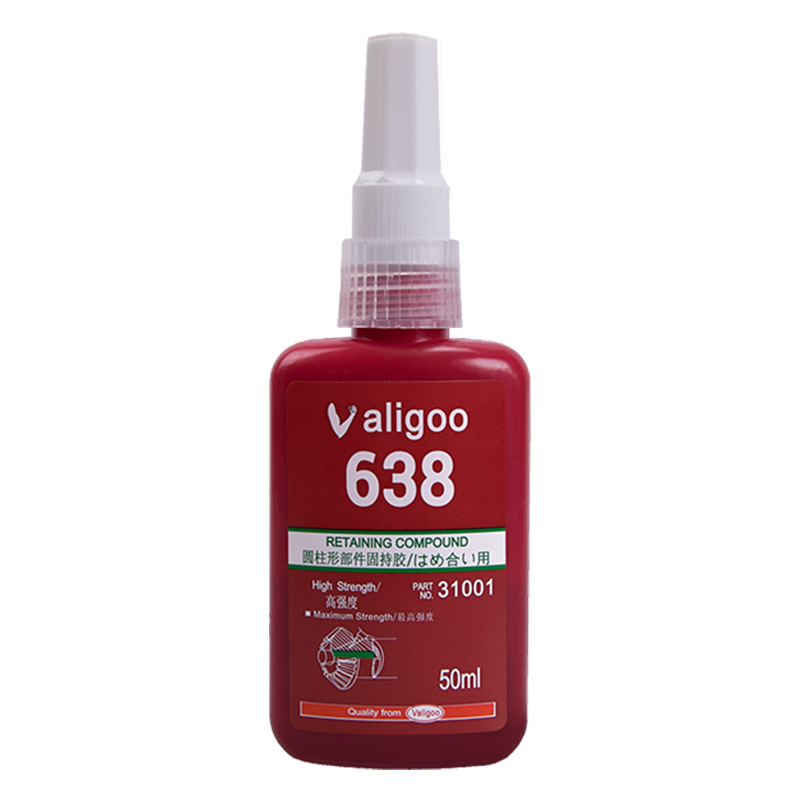 卫力固638胶d水圆柱形部件固持胶耐高温金属轴承固定厌氧胶接头密