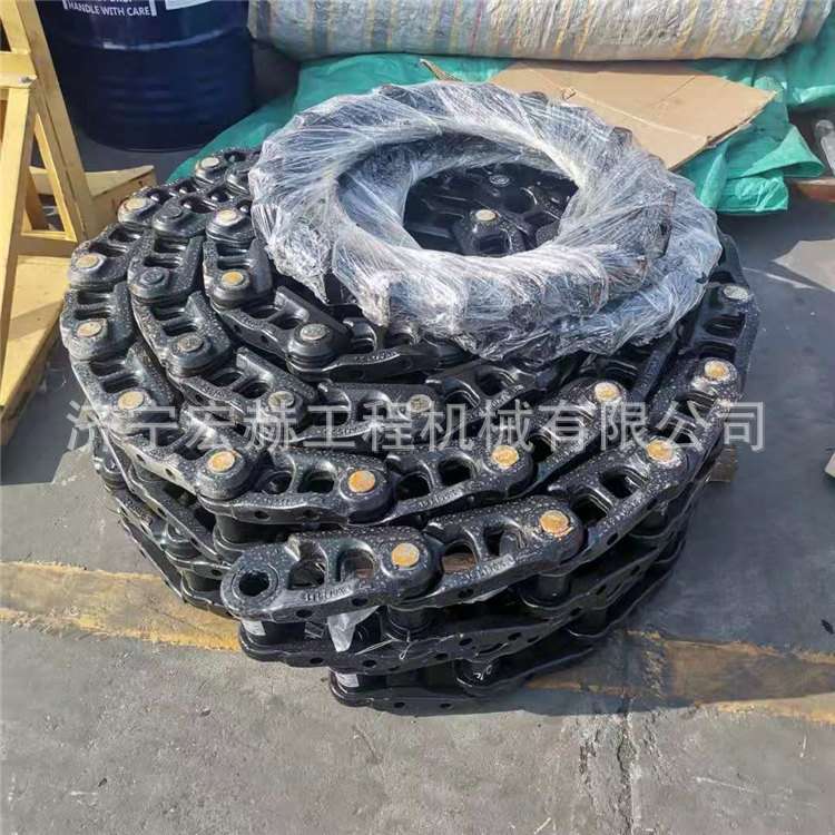 挖掘机链条 支重轮 引导轮 驱动齿拖轮R450-7 R225-7履带板总成