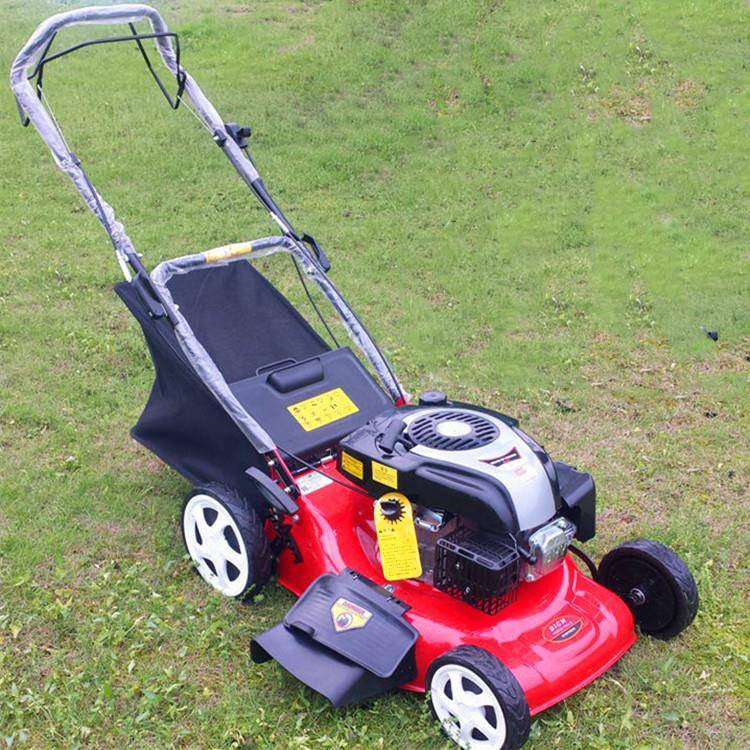 18寸20寸21寸自走草坪剪草车 汽油四冲程发动机割草机 手推修草机