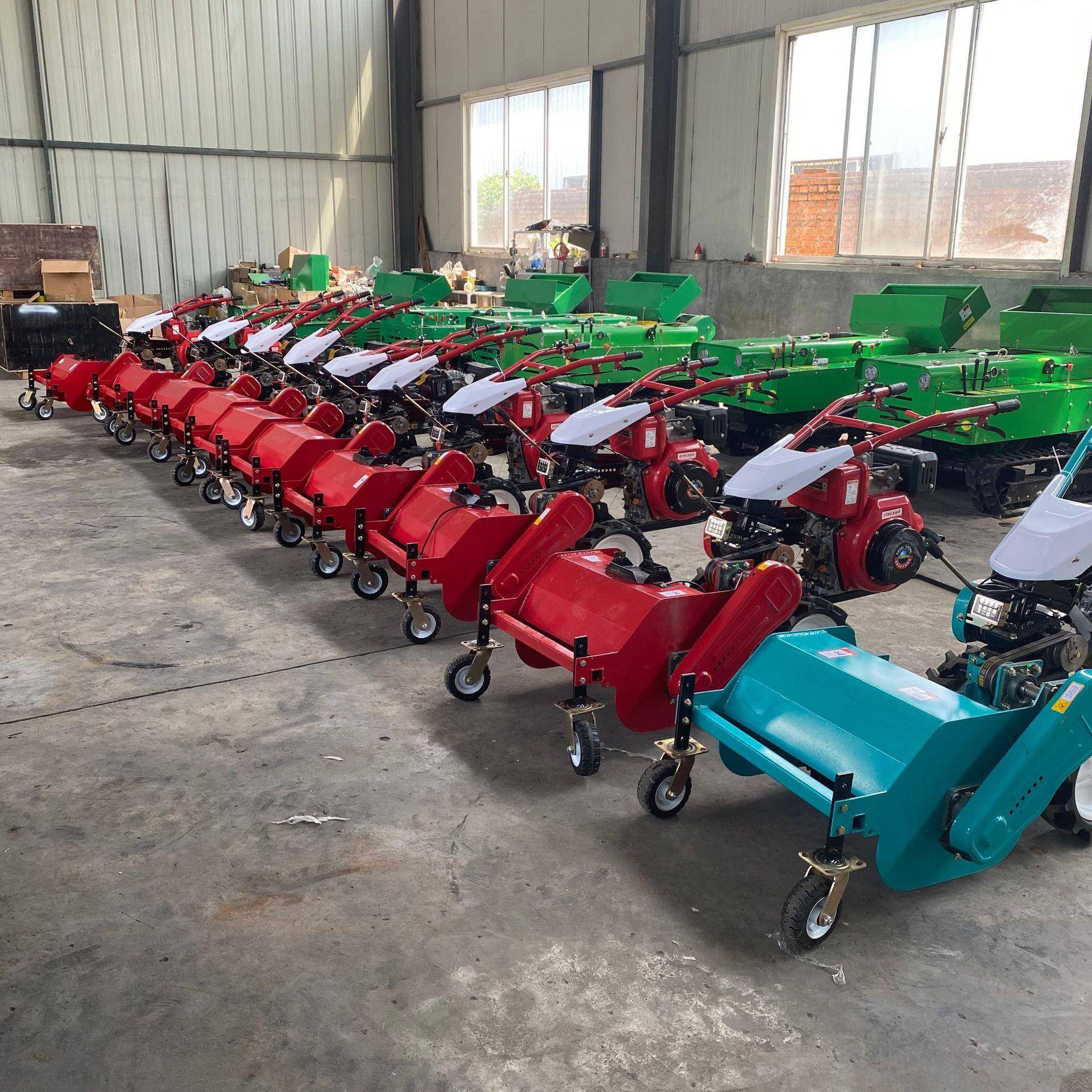 自走式碎草还田机 园林绿化割草机 太阳能基地除草机 小型碎草机