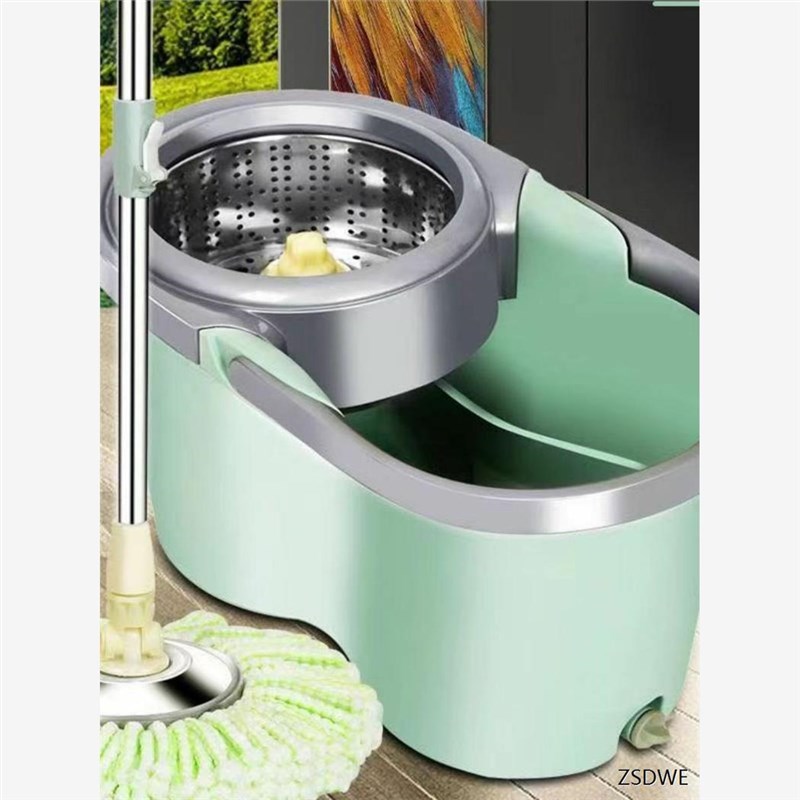 加厚带轮双驱动免手洗懒人旋转拖把桶甩干墩布桶家用拖布干湿两用