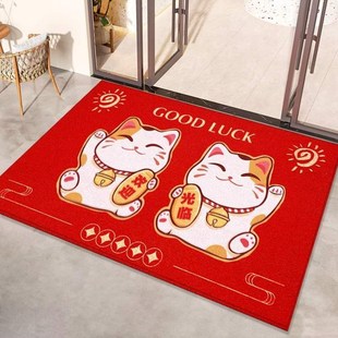 商用欢迎光临门店j门口地垫垫地毯防滑垫开业店铺丝圈商铺餐厅迎