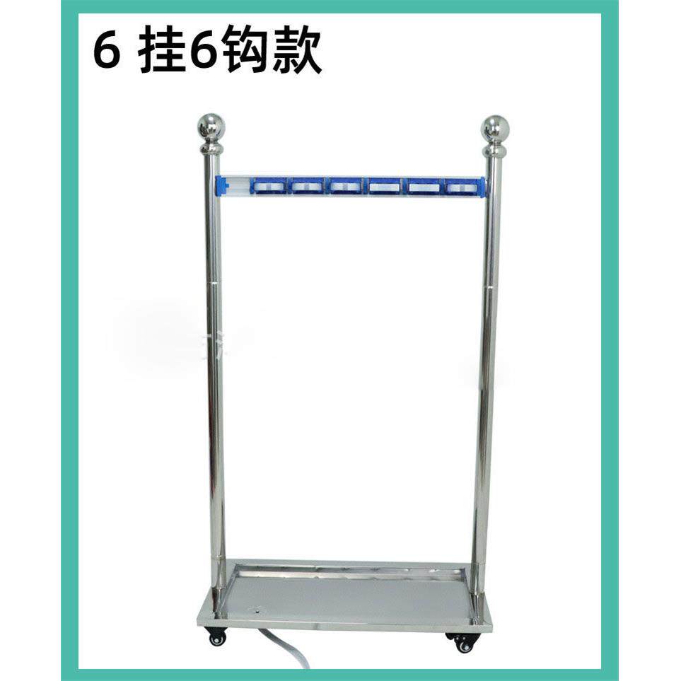 多功能移动不锈钢拖把挂墩布架10位10卡位沥水架清洁工具收纳拖把
