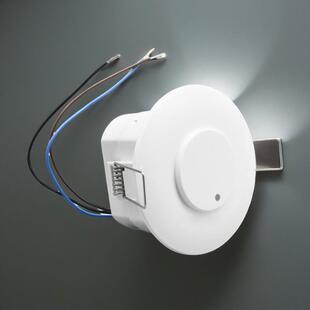 拓迪智能24G毫米波人呼吸心跳人体微动人存在感应开关嵌入式安装