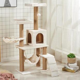 磨爪猫抓柱猫树猫跳台猫架厂家猫窝猫爬架猫房子宠物用品麻绳