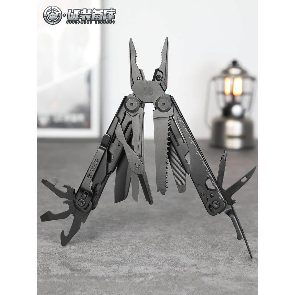 威之威开拓者多功能钳D2钢户外工具钳组合折叠刀野营刀瑞士军刀