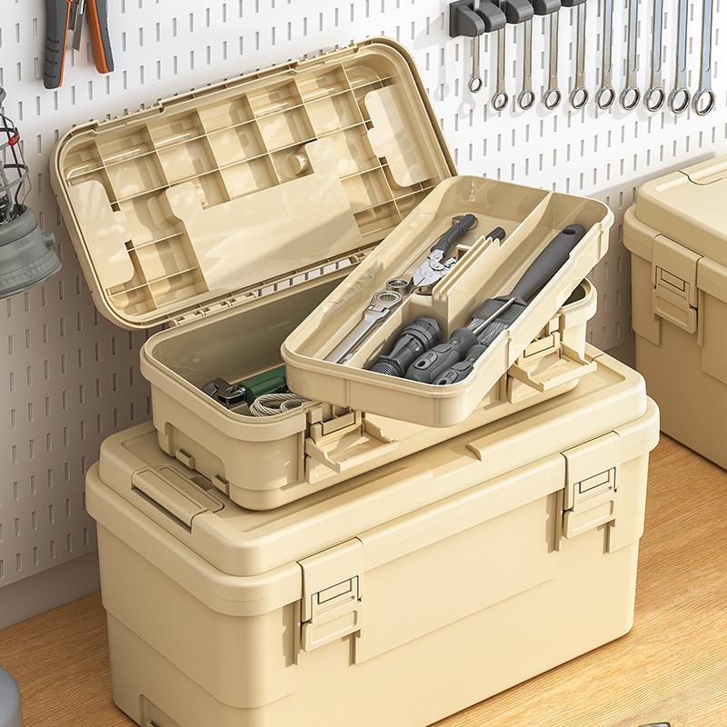户外收纳箱露营收纳箱子后备箱整理箱车载工具箱多功能野餐收纳箱