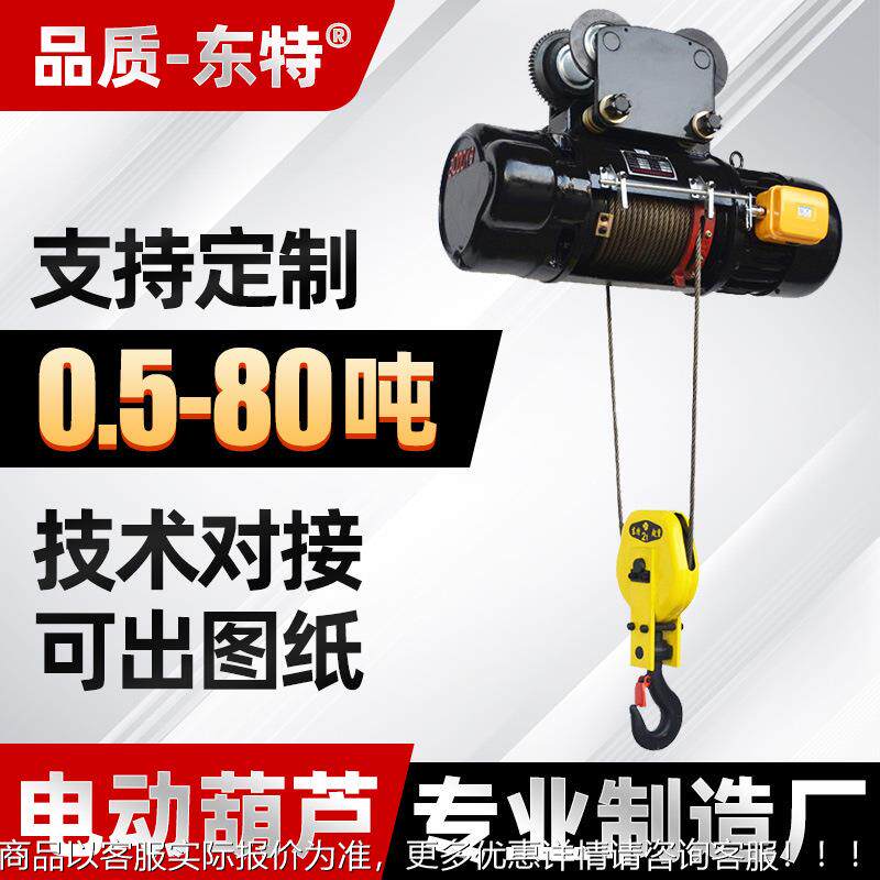 5丝吨电吨动葫芦10十t电葫芦吊五吨钢其他吨位绳电动葫芦16吨