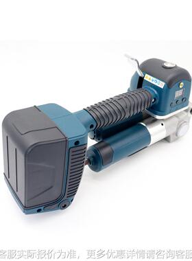 口欧洲HOQ提手式电动打包 塑钢带热熔打包机 建筑砖块免出扣捆机