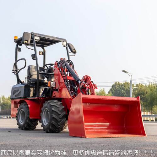 厂家直供型工程装HTDL06机 铲矿载山砂土运车 轮式多属具微装载机