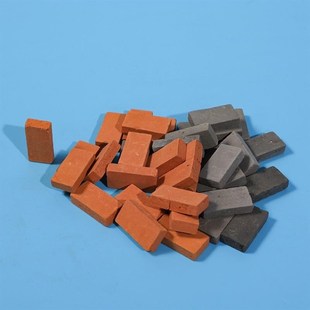 鱼缸造景砖块台阶微景观小陶砖石板长方形青砖微缩地板砖装饰配件