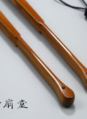 景扇堂9a.5寸老玉竹折扇中国风文玩扇古风扇子苏工空白扇面定制扇