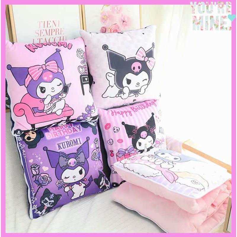 办公室靠背沙发被子腰枕汽车x床头卡通抱两用被头靠枕靠垫枕午休