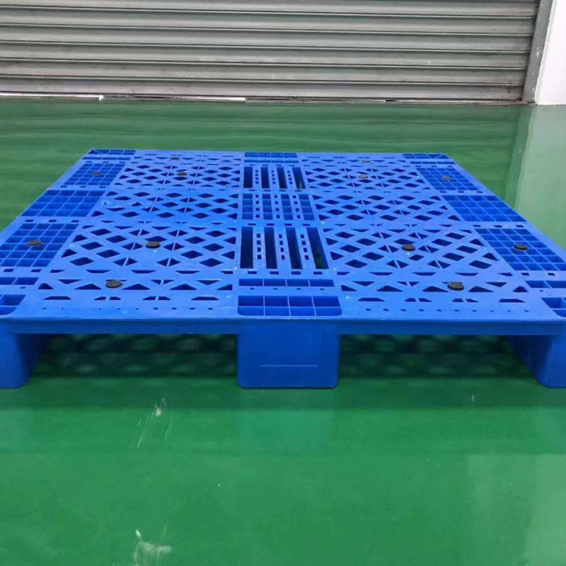 塑料托盘工业仓库防潮垫高板物流地堆托板货物地脚板叉车川字拖盘