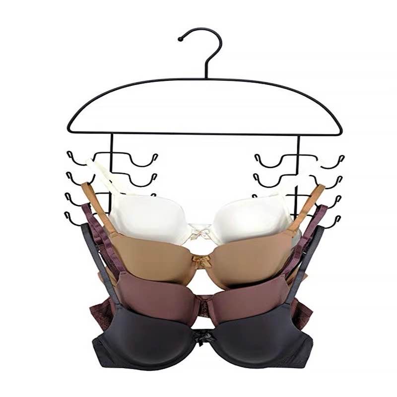 欧式金属衣架成人内衣展示架防滑衣挂F衣撑家用多功能收纳多用晾