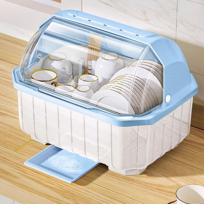 碗架沥水架厨房碗柜餐具家用多功能装盘收纳箱碗筷碗碟收纳架子