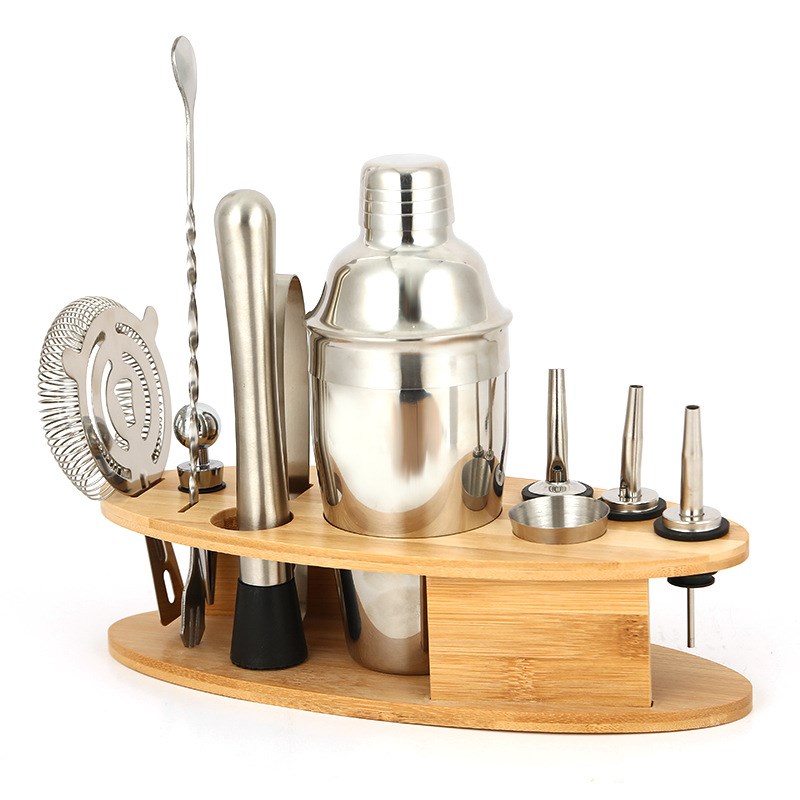 欧式201不锈钢雪克杯调酒套装鸡尾酒调酒专用组合工具现货