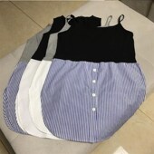 裙内穿打底衫 卫衣叠穿打底背心长秋冬2020中长版 无袖 内搭衬裙遮臀