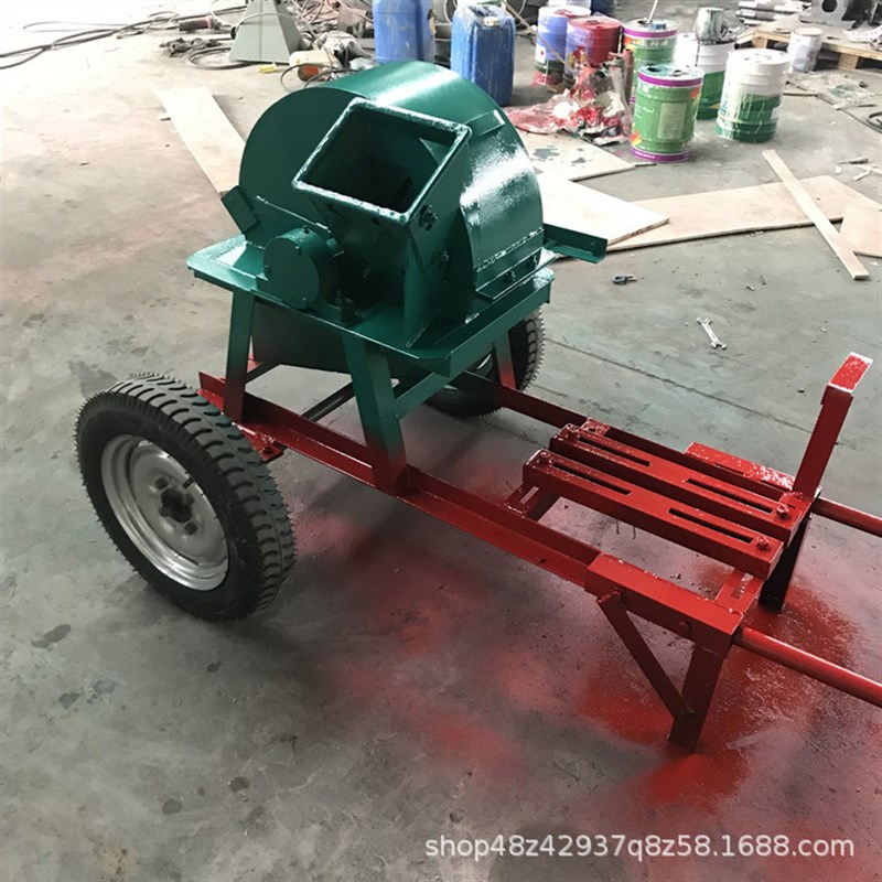 生产木材粉碎机多功能玉米棒子秸秆粉碎机装修废料木条粉碎机