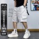 潮牌高街休闲宽松五分裤 美式 男夏季 新款 街头机能风大口袋工装 短裤