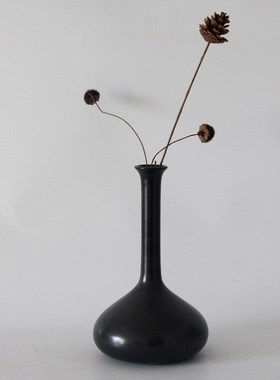 全手工陶瓷花插中式禅意花器家居客厅G茶室软装装饰花瓶禅意博古