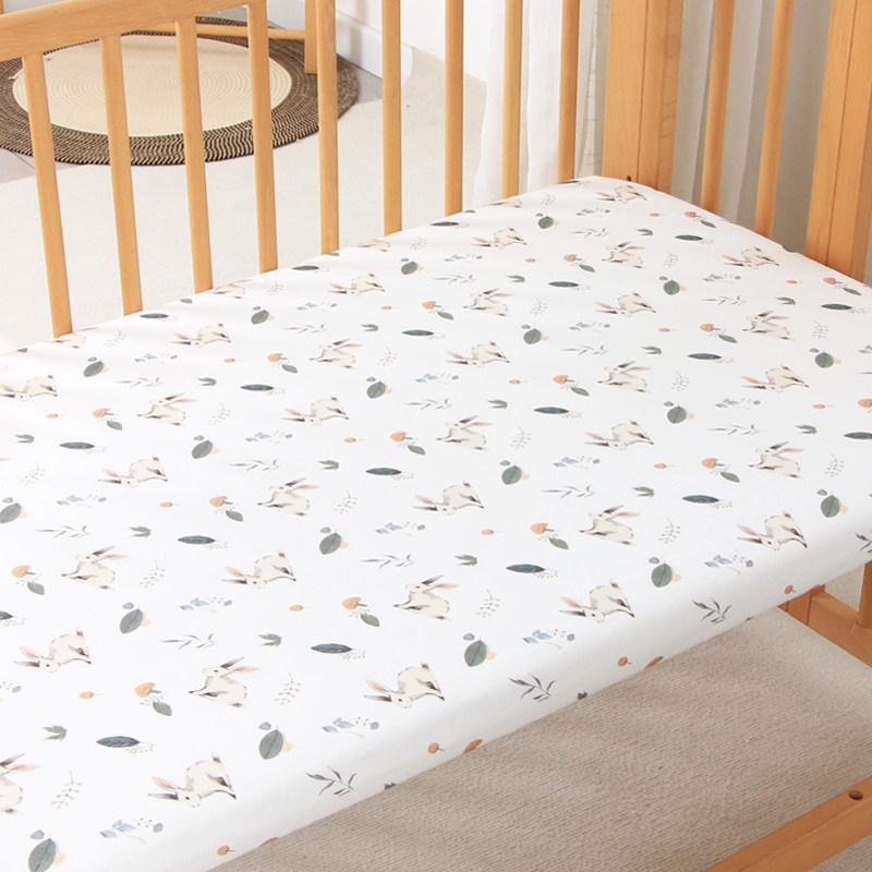 婴儿床笠纯棉a类精梳针织棉床垫套宝宝拼接床专用全棉床单床笠罩,婴童用品,床单,淘宝优惠券,粉丝福利购,淘宝优惠卷