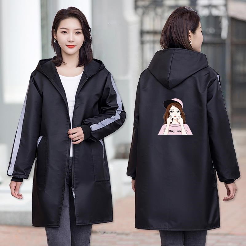 加绒加厚罩衣女冬j2021新款加长袖围裙家用厨房大人工作服定制log