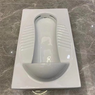 超大50宽便器家用防臭超长蹲便器带挡板挡K头加长80厘米72厘米