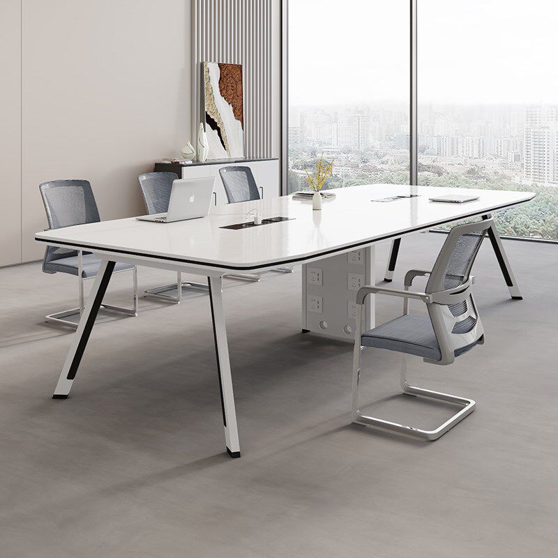 会议桌长桌会议室桌子现代简约家具洽谈桌培训桌小型办公桌椅组合