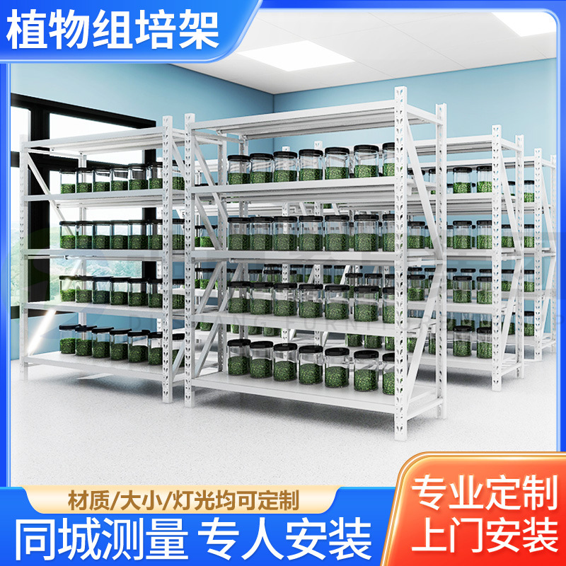 组培架植物蔬菜LED白光培养架育苗架组装可移动带灯培育架货架
