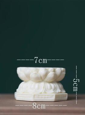 观音如来佛像莲花底座观音菩萨展示莲花桌席工艺品景观摆件