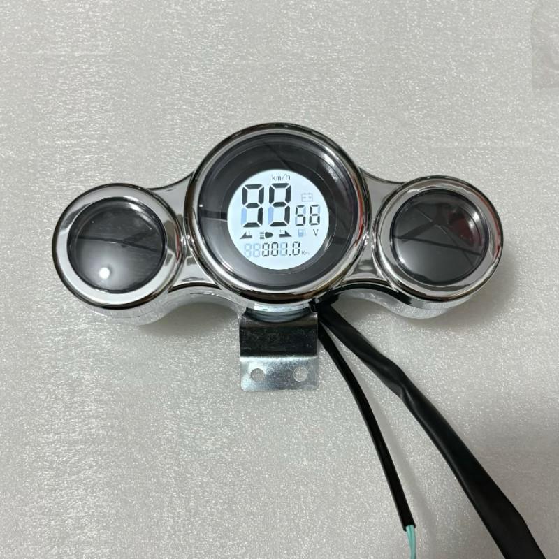 大龟王祖马电动车液晶仪表48V60V72v里程表配件电动车电量显示仪