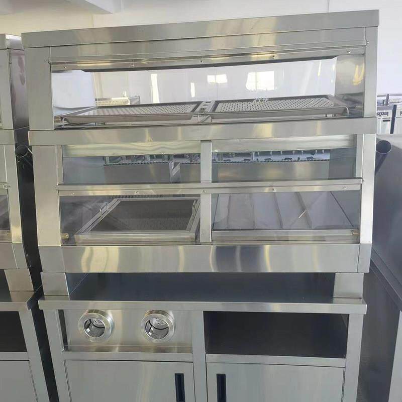1.2米1.5米三合一保温柜双层展示柜保酥柜食品展示柜肯德基麦当劳