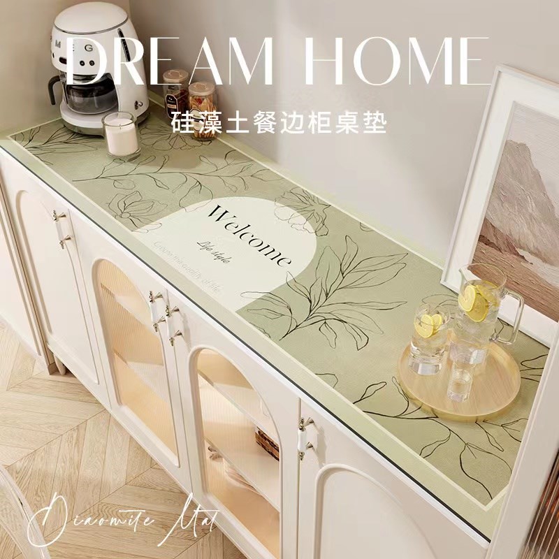 鞋柜台面垫子玄i关餐边柜桌布电视柜桌垫防脏防油防水垫桌面保护