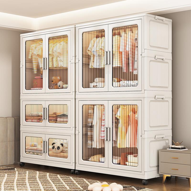 简易衣柜家用卧室婴儿衣服裤子储物柜子可折叠宝宝小衣橱出租屋用