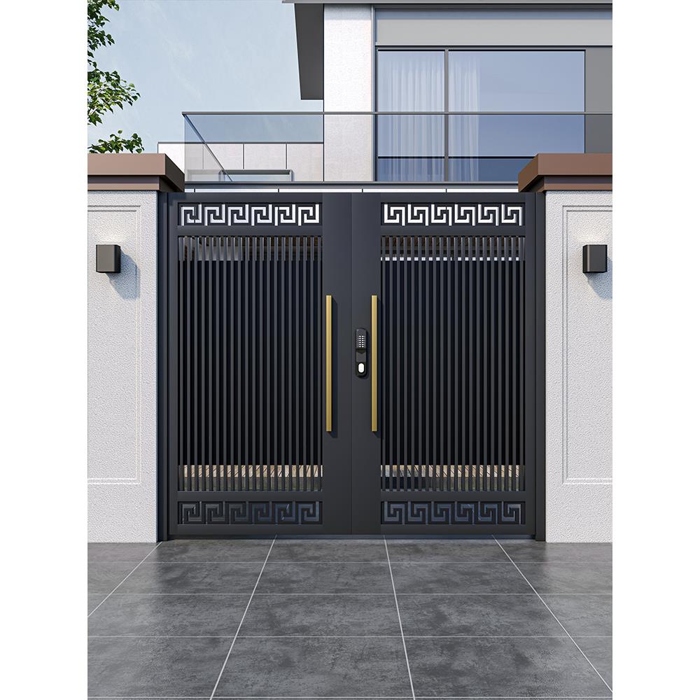 铭门汇铝合金庭院门花园别墅大门院子门农村自建房大门入户双开门