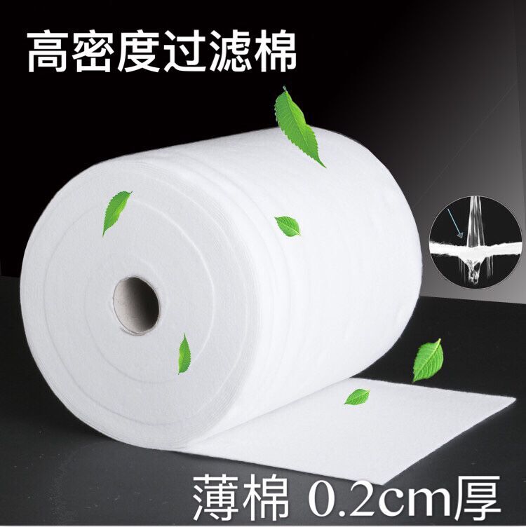 水族箱过滤棉白棉高密度薄超x薄鱼缸净水海绵初效空气净化过滤材