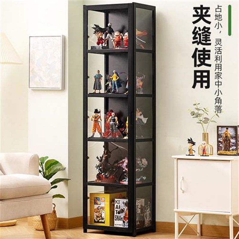 手办展示柜亚克力展示架非玻璃产品货架模型小型玩具烟柜陈列柜子