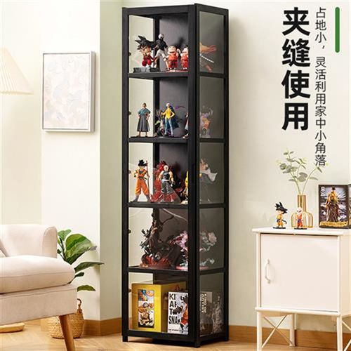 手办展示柜亚克力展示架非玻璃产品货架模型小型玩具烟柜陈列柜子