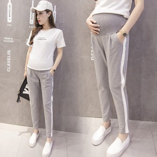 9分 女外穿九分老爹裤 150cm矮小个子孕妇裤 子怀孕初期孕早期打底裤