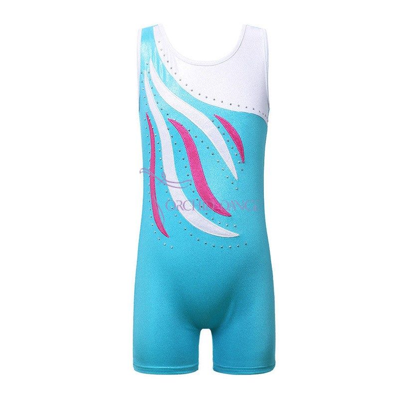 儿童专业艺术体操训练服女幼儿团体演出服小学生竞技健美操比赛服