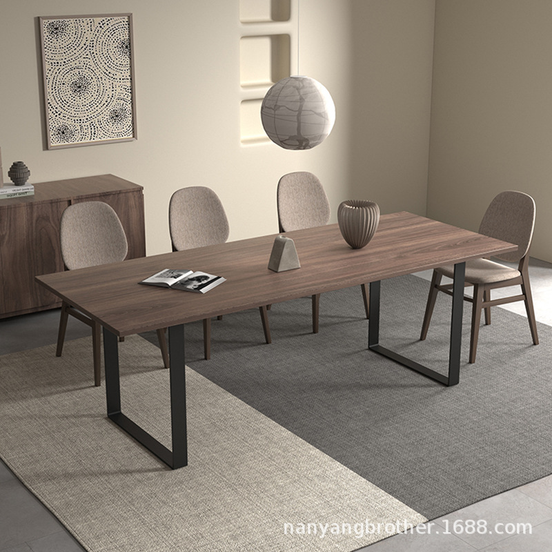 跨境铁艺桌腿餐厅桌子支架 金属吧台腿办公桌腿支撑架 吧台脚