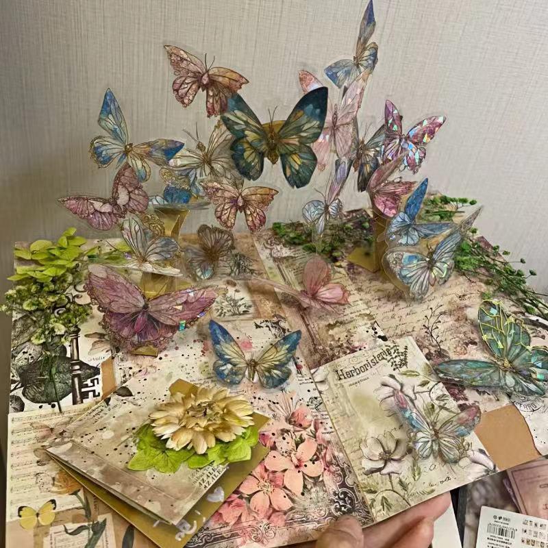 蝴蝶立体书本diy自制手工礼物创意手作生日礼物送女生闺蜜女朋友